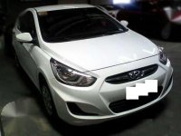 2015 Hyundai Accent Gas Manual White For Sale 