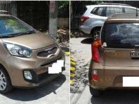 Kia Picanto EX 2015 AT Brown for sale 