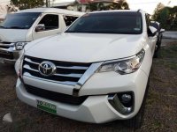 2017 Toyota Fortuner G automatic pearl white for sale 