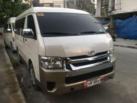 2017 Toyota Hiace Grandia GL Pearl White Manual Transmission for sale