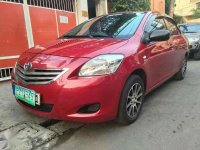 2010 Toyota Vios 1.3 J  Manual Red For Sale 