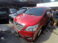 2014 Toyota Innova E Red Manual Transmission for sale