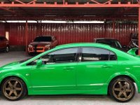 2007 Honda Civic S AT Green Sedan For Sale 