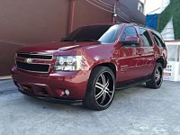 2008 Chevrolet Tahoe AT Red SUV For Sale 