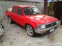 Toyota Hilux Manual Top of the Line Red For Sale 