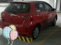 Toyota Yaris 2012 Top of the Line Red For Sale 
