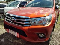2016 Toyota Hilux 4x2 G Automatic Orange For Sale 