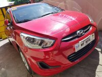 2018 HYUNDAI ACCENT 1.4L AT Red For Sale 