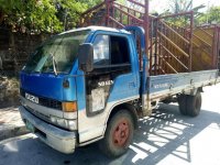 Isuzu ELF NPR Dropside Blue Truck For Sale 