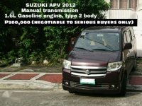 Suzuki APV 2012 type 2 body FOR SALE