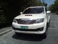 2013 Toyota Fortuner G FOR SALE