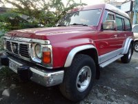 1994 Nissan Patrol 4x4 M.T Red SUv For Sale 