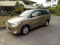 Toyota Innova G 2013 manual for sale 