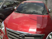 2014 Toyota Innova E diesel manual RED for sale