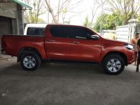 2016 Toyota Hilux 4x2 G diesel automatic orange for sale