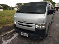2015 Toyota Hiace commuter diesel manual METALLIC GRAY for sale