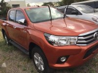 2016 Toyota Hilux 2.4 G 4x2 Diesel Automatic Orange for sale