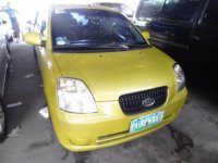 Kia Picanto 2005 Gasoline Automatic Yellow for sale