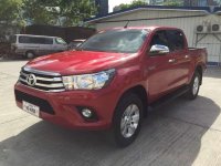 2016 TOYOTA Hilux G 4x2 Manual Transmission FOR SALE