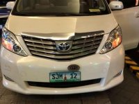 2011 Toyota Alphard pearl white for sale