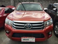 2017 Toyota Hilux 2.4G 4x2 diesel manual ORANGE for sale