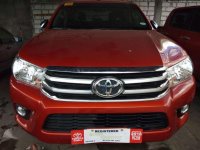 2017 Toyota Hilux 2.4G 4X2 automatic ORANGE for sale