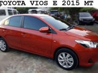 Toyota Vios E 2015 Manual Orange Sedan For Sale 