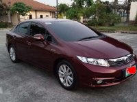 2012 Honda Civic 1.8 Automatic Red For Sale 