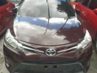 2017 Toyota Vios 1.3E automatic blackish red GRAB READY