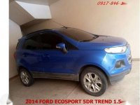 2014 Model Ford Ecosport Blue