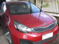 Kia-Rio 2016 matic red Sedan For Sale 