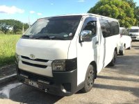 2017 Toyota Hiace commuter manual 3.0