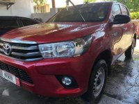 2017 Toyota Hilux 2.4 E Manual Red Mica