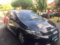 Honda Civic 1.8S 2013 Black Sedan For Sale 