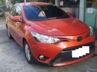 Grab TOYOTA Vios E 2017 Orange AT FOR SALE