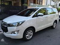 2017s Toyota Innova 2.8G White Pearl Automatic FOR SALE