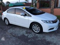 Honda Civic 2012 White Top of the Line For Sale 