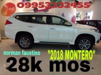 2018 Mitsubishi Montero Promo