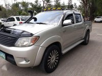 Toyota hilux G 2008 silver pickup for sale 