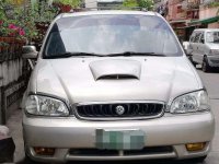 Kia Carnival 2001 Top of the Line Silver For Sale 