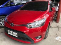 2015 Toyota Vios E Red Manual Transmission