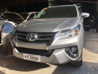2017 Toyota Fortuner G 4x2 Silver Manual Transmission