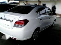 Grab Mitsubishi Mirage G4 MT white 2016 No assume balance