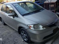 Honda City 2004 Gold Manual Transmission FOR SALE