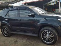 Toyota Fortuner V 2015 4x4 Blue SUV For Sale 