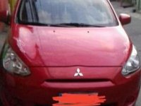 Mitsubishi Mirage Hatchback 2013 Red For Sale 