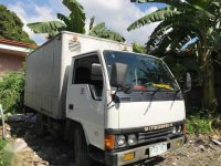 Isuzu Elf Manual White Truck For Sale 