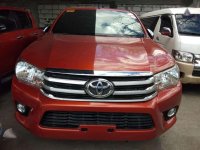 2016 Toyota Hilux 2.4G 4x2 automatic diesel ORANGE