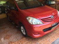 Toyota Innova E 2011 AT Red SUV For Sale 