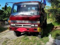 Isuzu Forward 6bg1 Red Truck For Sale 